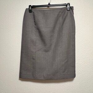 Kasper Charcoal Pencil Skirt